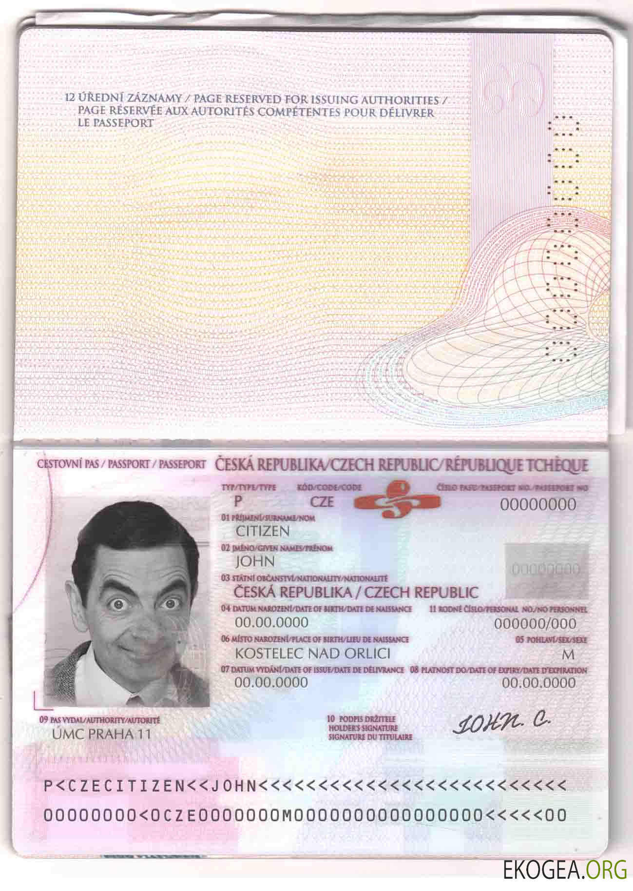 Passeport tchèque